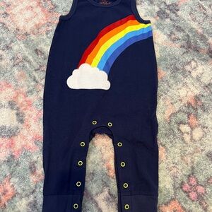 NWOT - Cat & Jack Rainbow Baby Romper, 3-6mo